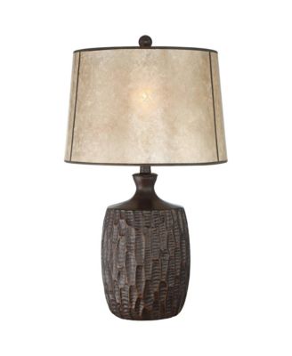 Franklin Iron Works Kelly 25 1/2" High Farmhouse Rustic Table Lamp USB Cord Dimmer