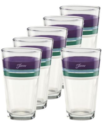 Fiesta Lavender Bloom Tapered Cooler Glasses, Set of 6