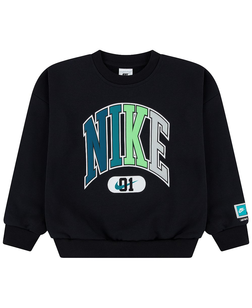 Nike Boys' 4-7 Sportswear Multisport Fleece Crewneck Sweatshirt