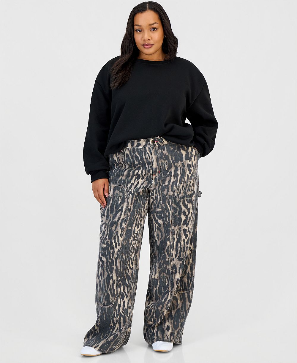 Madden Girl джинсы карго с принтом в стиле 90-х, Plus Size