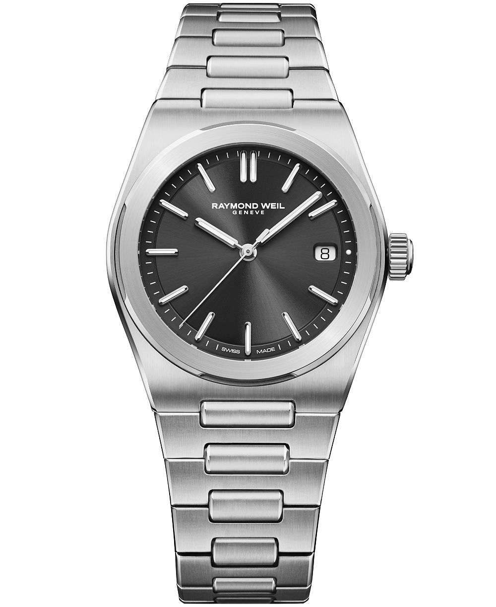 Raymond Weil Мужские часы из нержавеющей стали, серебристый цвет, 38mm