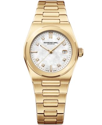 Raymond Weil Women's Gold-Tone Stainless Steel Watch 30mm