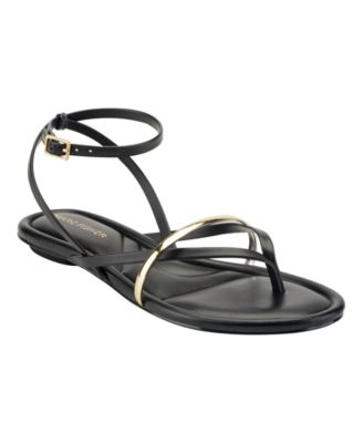Marc Fisher Women's Nariya Strappy Flat Thong Sandals