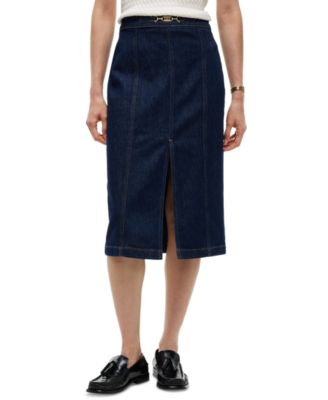 Женская джинсовая юбка Tommy Hilfiger Claire High-Waisted Midi
