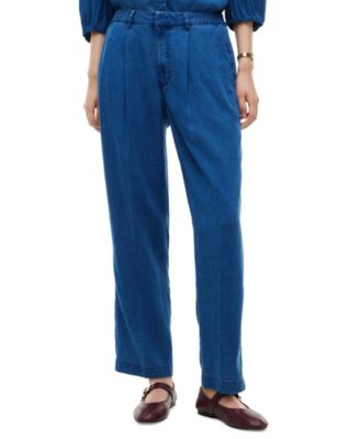 Женские зауженные брюки из денима Chambray от Tommy Hilfiger
