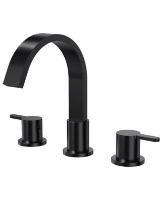 EVERSTEIN Widespread Bathroom Faucet 3 Hole 2-handle Bathroom Sink Faucet with Drain Assembly