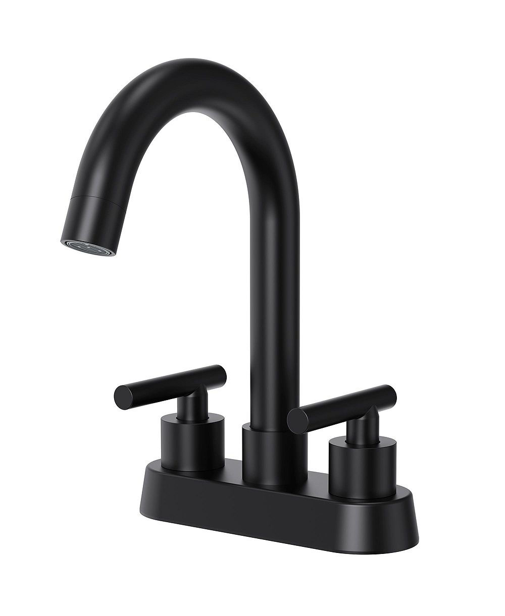 EVERSTEIN Centerset Bathroom Faucet with Drain Assembly 2-Handle Bathroom Sink