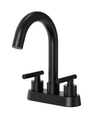 EVERSTEIN Centerset Bathroom Faucet with Drain Assembly 2-Handle Bathroom Sink