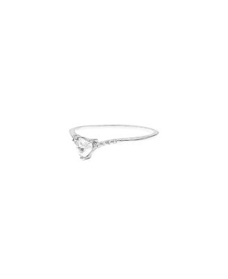 Bearfruit Jewelry 14k Gold Plating Bella Heart Ring Trendy Minimalist Dainty