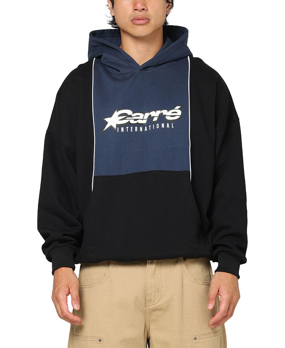 CARRE Men's Piped Pullover Hoodie