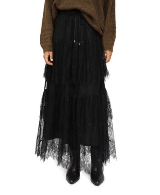 Belle & Bloom Women's Dreamy Days Lace Tiered Skirt