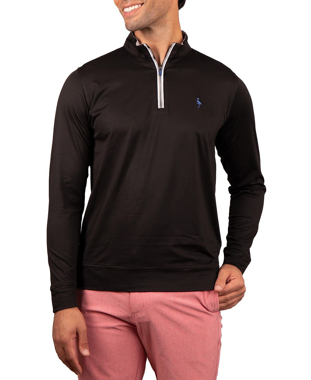 Мужская рубашка TailorByrd Solid Mesh Quarter Zip