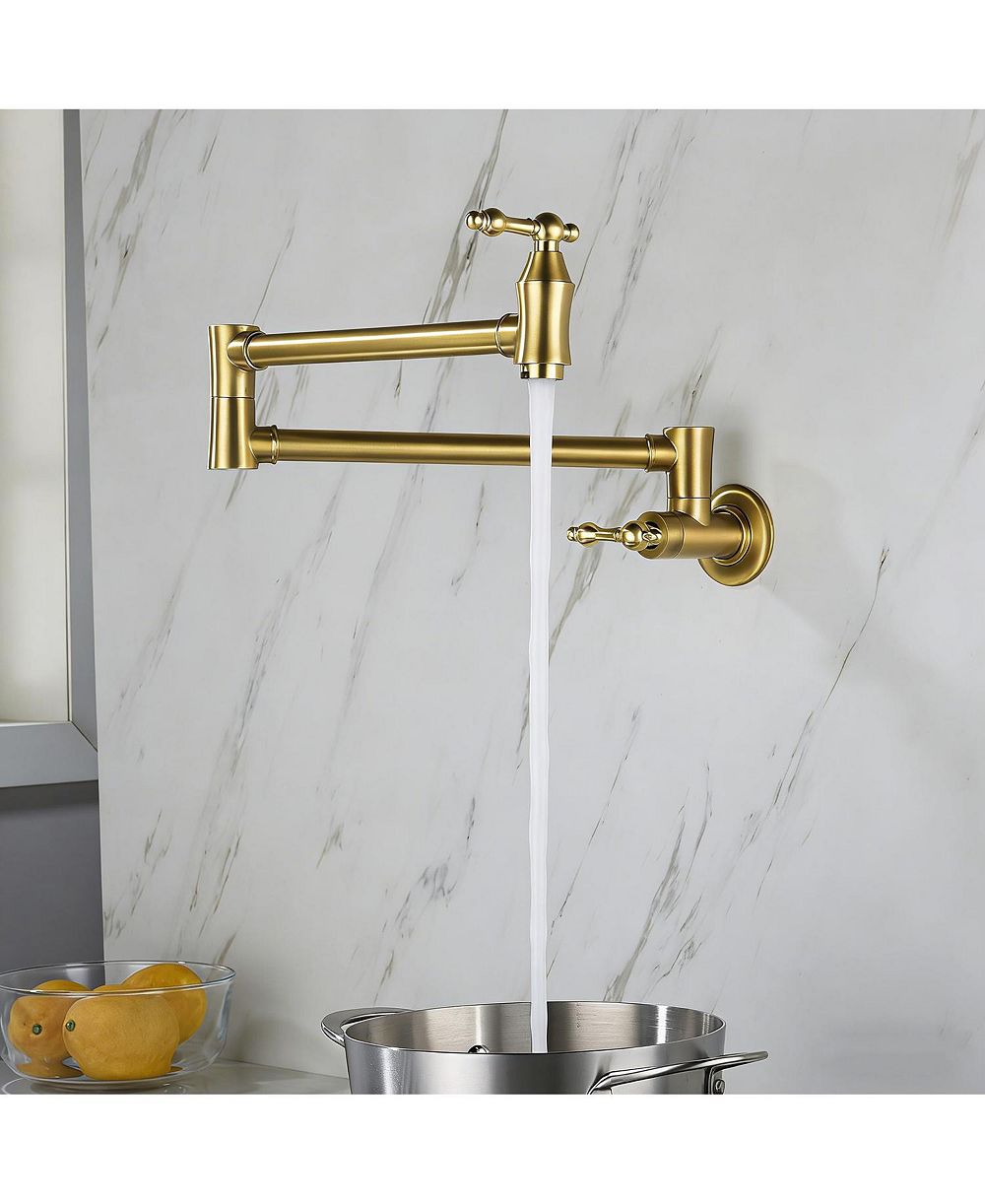PHYING Wall Mount Folding Kitchen Pot Filler Faucet