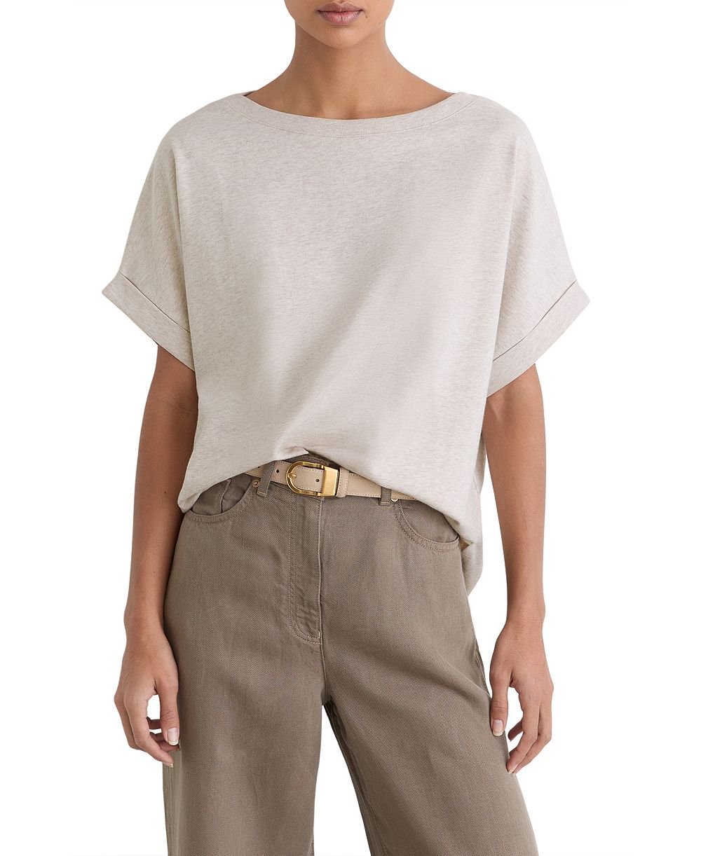 REISS Women's Sia Boat Neck T-Shirt