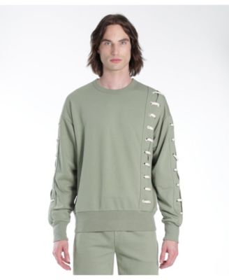 Hvman Chosen To Prevail x Cult Men's Crew Sweatshirt in Aspen Lace