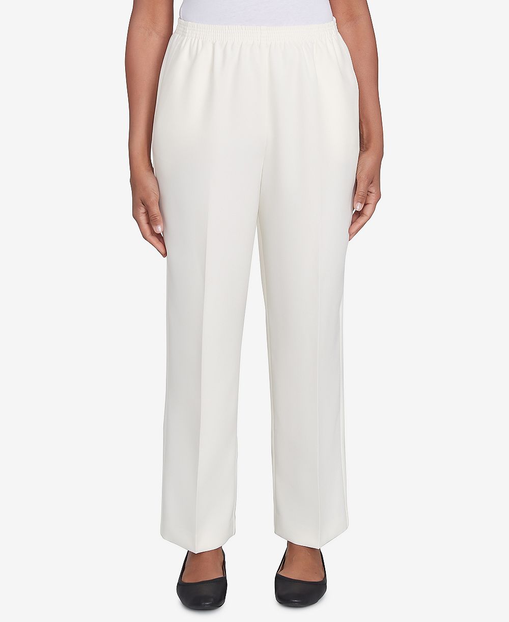 Alfred Dunner Women's Colored Classic Pull-On Pants