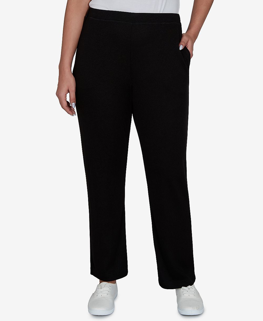 Alfred Dunner женские брюки Brushed Heather Pull-On