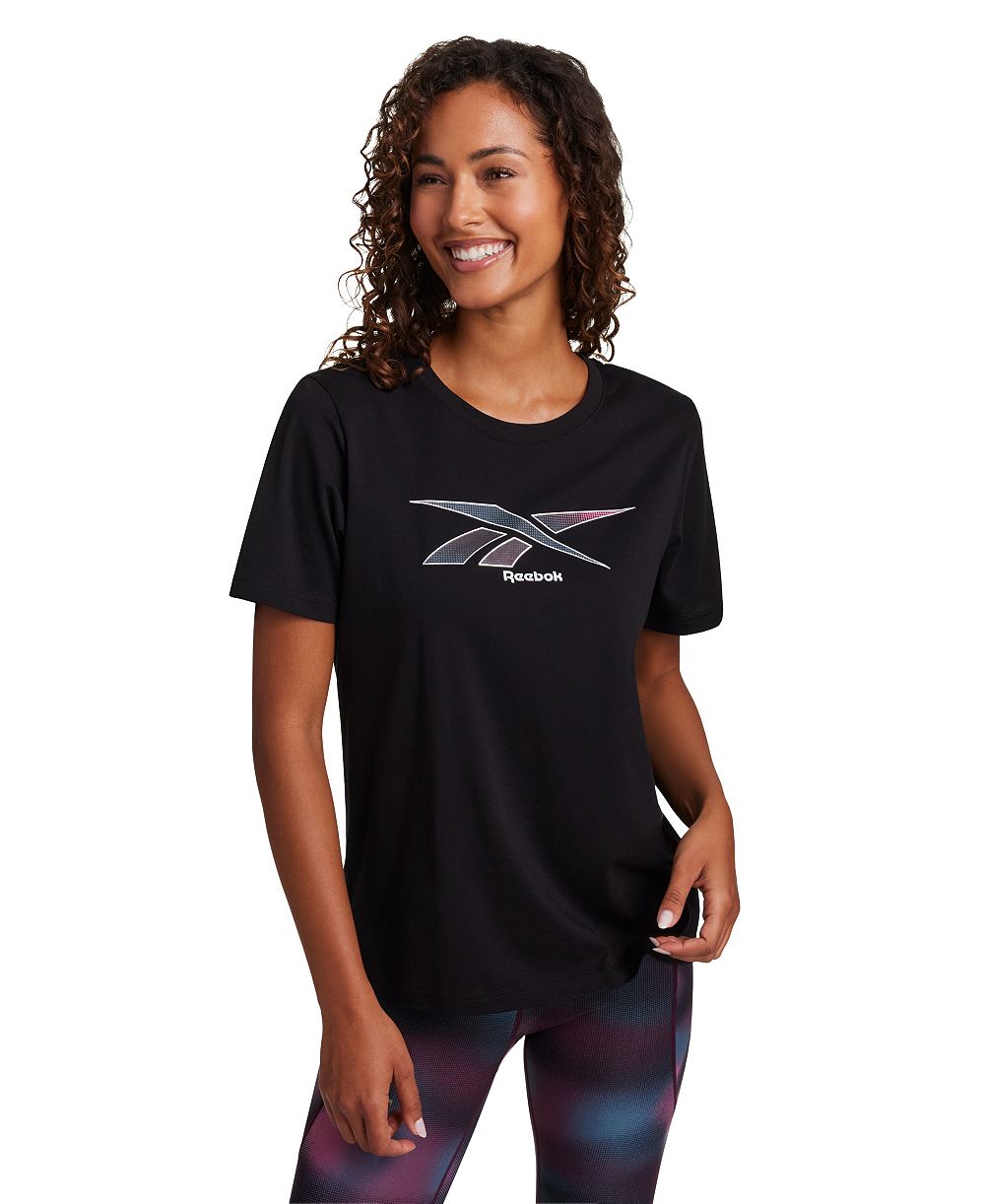 Reebok Women's Vector Graphic Crewneck T-Shirt