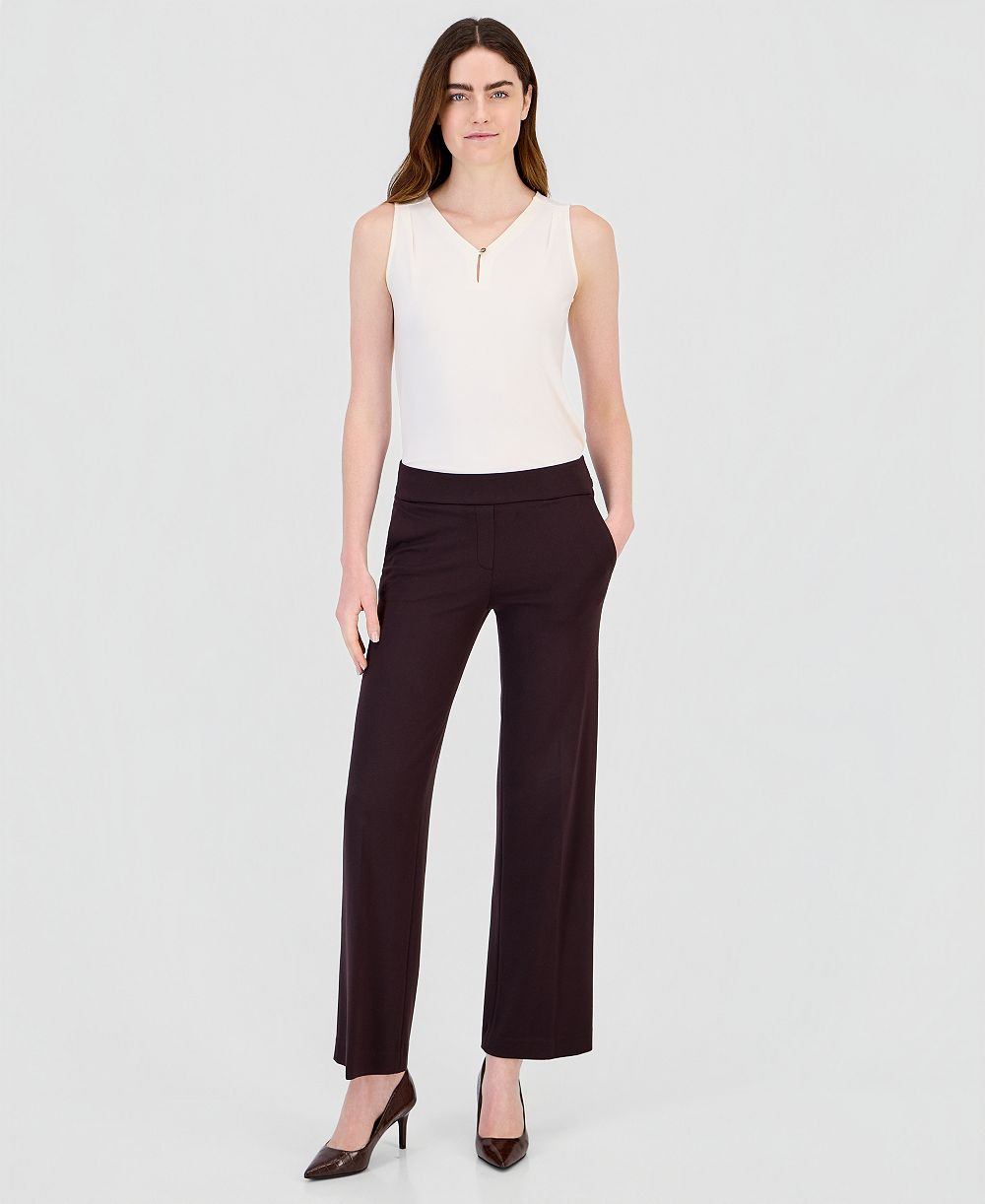 Брюки Anne Klein Women's Wide-Leg Pull-On