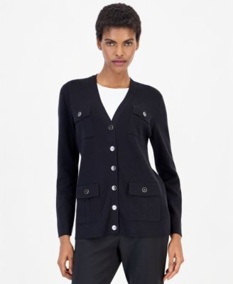 Anne Klein Женский кардиган Four Patch Pockets