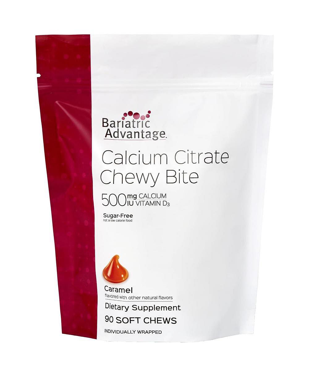 Жевательные витаминные добавки Bariatric Advantage Calcium Citrate 500 mg