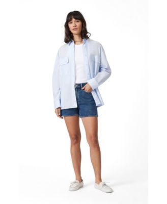 Женские джинсы Mavi's Heidi High Rise Relaxed Short, темный оттенок 90'S