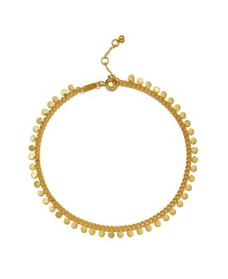 Satya Jewelry Shine a Light Gold Coin Chain Anklet