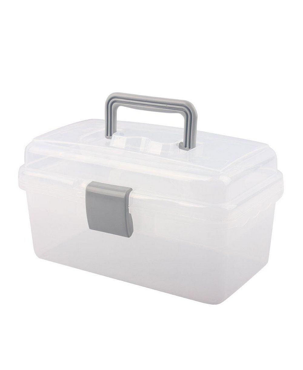 XDOVET Plastic Storage Box With Handle And Latch