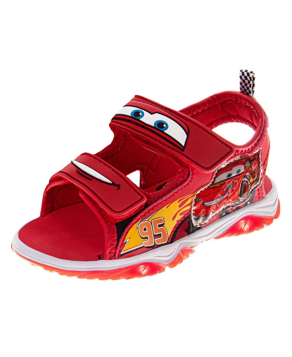 Disney Детские спортивные сандалии Pixar Cars с подсветкой, Lightning McQueen