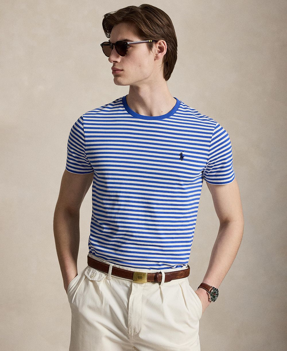 Polo Ralph Lauren Men's Classic-Fit Striped T-Shirt