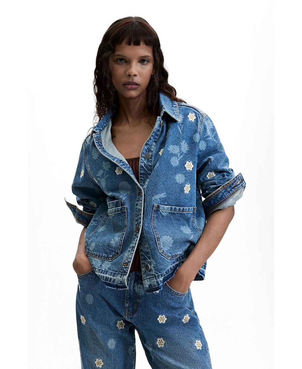 Desigual Women's Denim jacket cotton