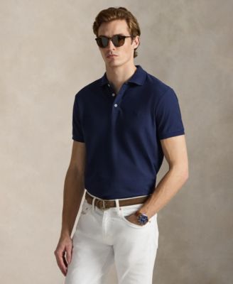 Polo Ralph Lauren Men's Custom Slim-Fit Honeycomb-Mesh Polo Shirt