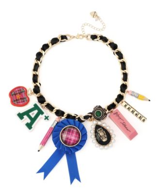 Betsey Johnson ожерелье из искусственного камня Best In Class Drama Statement
