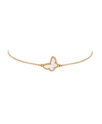 Pre-Owned Van Cleef & Arpels браслет Sweet Alhambra Butterfly
