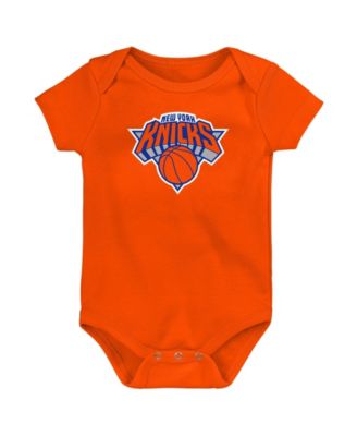 Outerstuff Baby Boys and Girls Orange New York Knicks Primary Logo Bodysuit