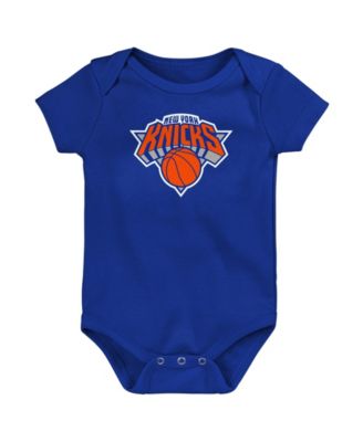 Outerstuff Baby Boys and Girls Blue New York Knicks Primary Logo Bodysuit