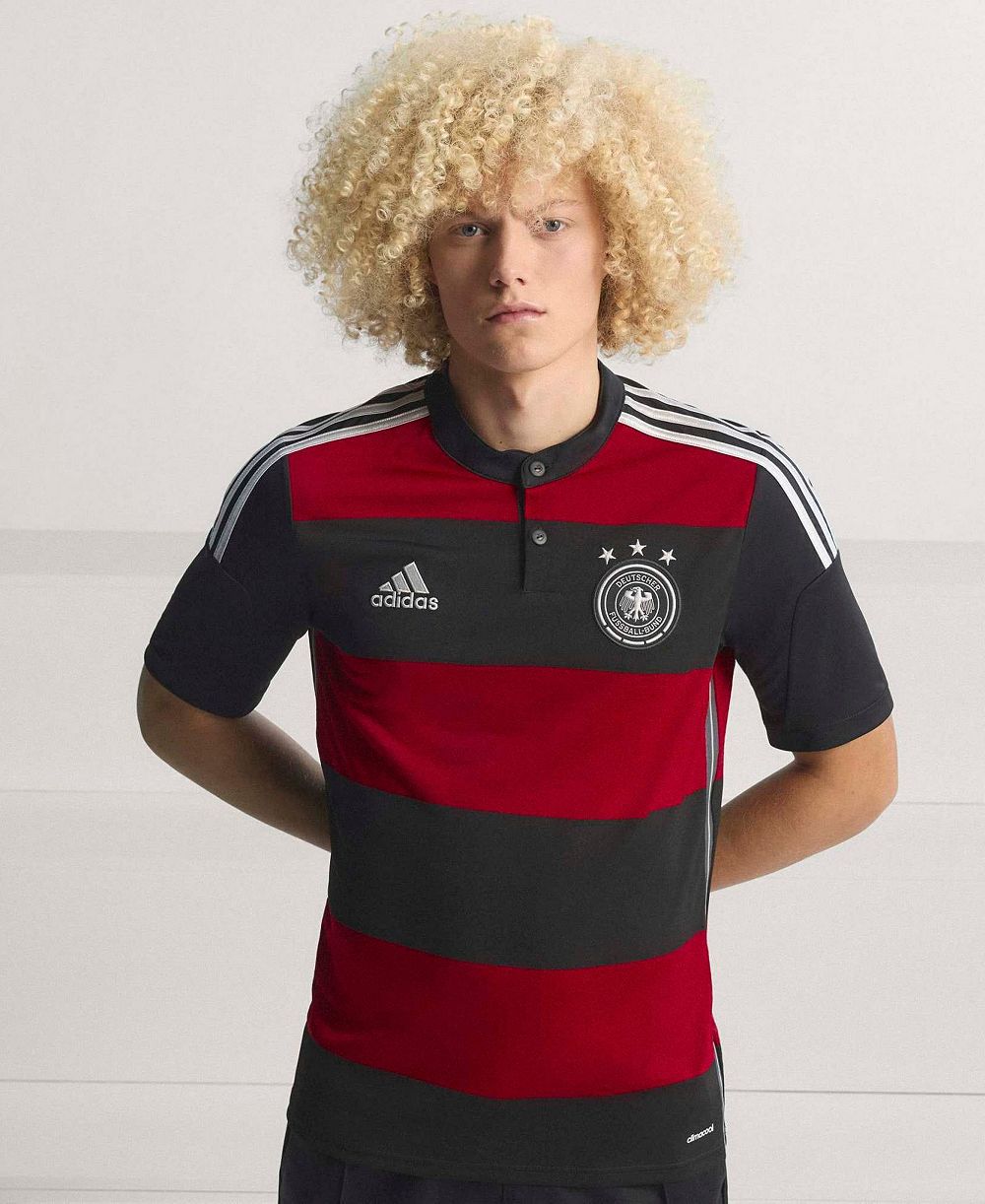 Adidas Мужская джерси Германия 2014 Bringback, черная/красная