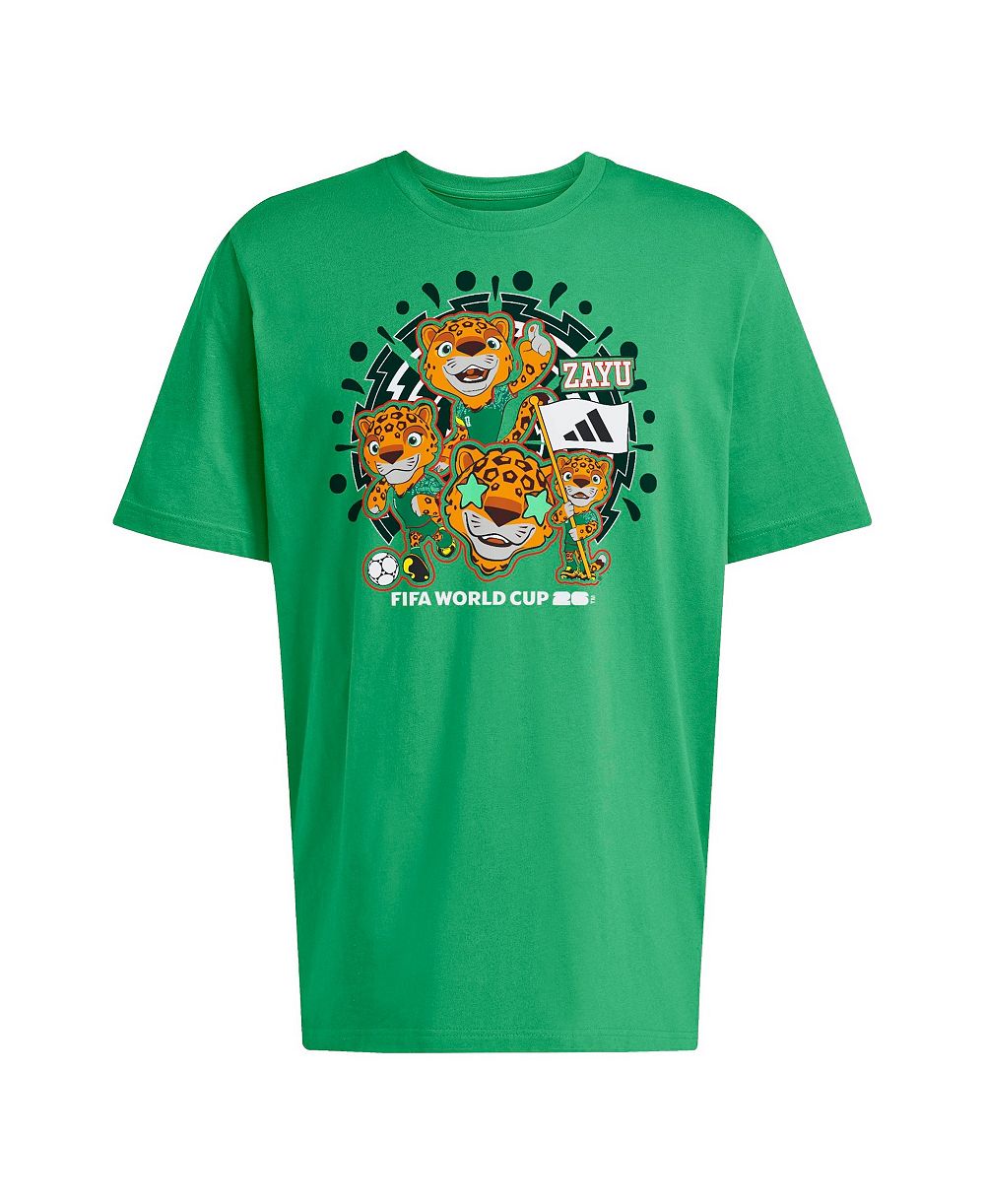 Adidas Men's Green Canada FIFA World Cup 2026 Host Country Mascot T-Shirt