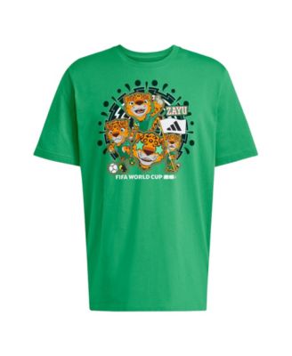 Мужская футболка Adidas Green Canada FIFA World Cup 2026 Host Country Mascot