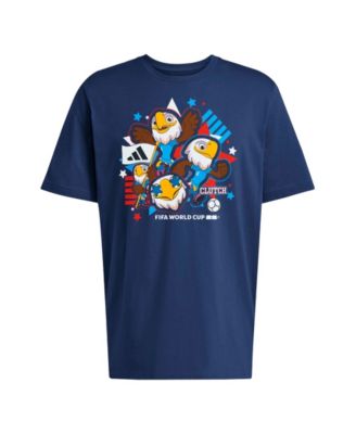 Adidas футболка USA FIFA World Cup 2026 Mascot Мужской темно-синий