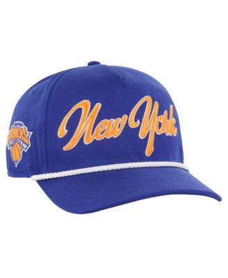 Мужская кепка '47 Brand Blue New York Knicks Overhand Logo Hitch Adjustable Hat