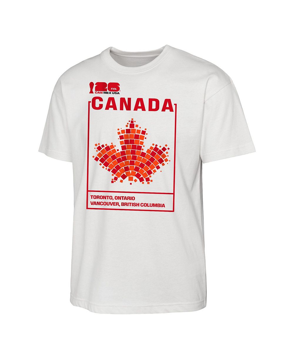Outerstuff Мужская белая футболка Outerstuff Men's White FIFA World Cup 2026 Host Graphic T-Shirt