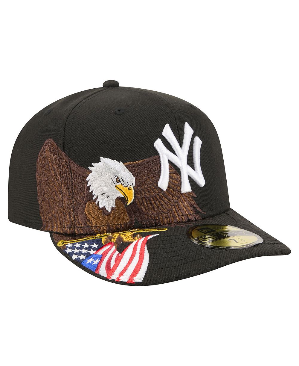 Мужская кепка New Era New York Yankees Americana Bald Eagle 59FIFTY Fitted черная