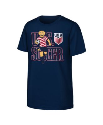 Футболка Outerstuff Navy USMNT Free Kick Mascot для мальчиков и девочек