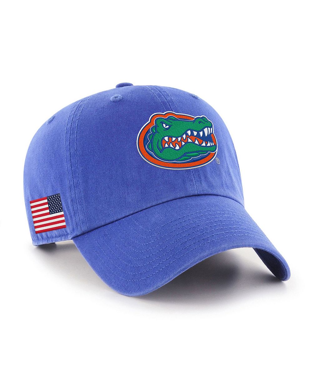 Мужская кепка '47 Brand Royal Florida Gators Americana Heritage Clean Up Adjustable