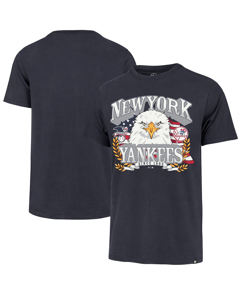 Мужская футболка '47 Brand New York Yankees Americana Eagle темно-синяя