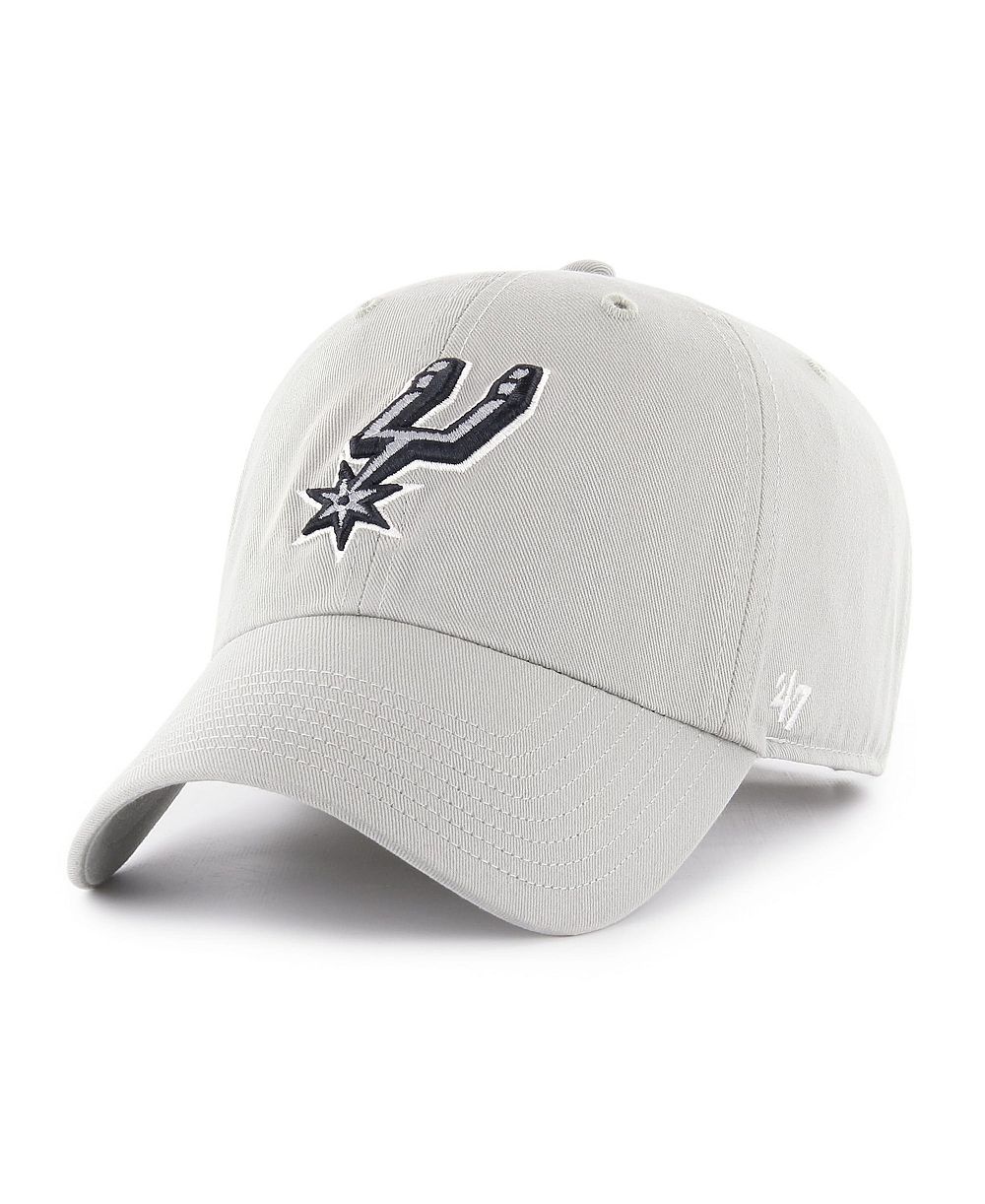 '47 Brand Men's Silver San Antonio Spurs Clean Up Adjustable Hat