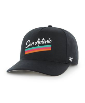 '47 Brand Men's Black San Antonio Spurs Graphic Hitch Adjustable Hat