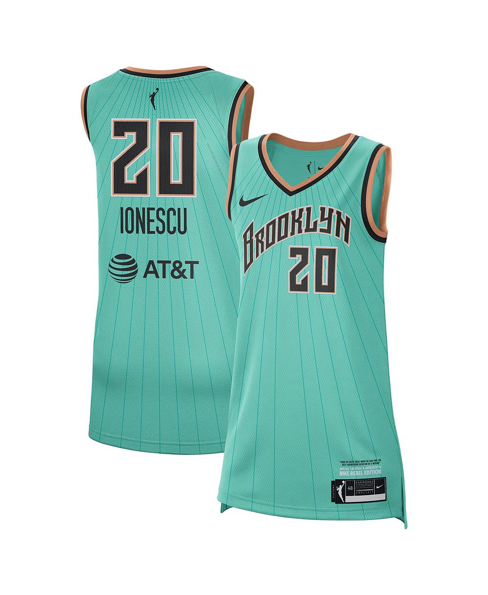 Nike Men's and Women's Sabrina Ionescu Mint New York Liberty Victory Jersey - Rebel Edition