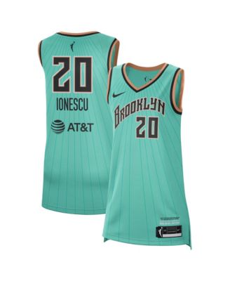Nike Мужская и Женская джерси Sabrina Ionescu Mint New York Liberty Victory - Rebel Edition